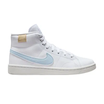 Pre-owned Nike Wmns Court Royale 2 Mid 'white Blue Tint'