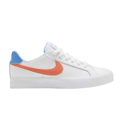 Pre-owned Nike Wmns Court Royale Ac 'white Turf Orange'