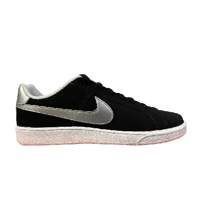 Pre-owned Nike Wmns Court Royale 'black Metallic Silver'