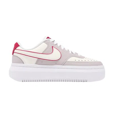 Pre-owned Nike Wmns Court Vision Alta Leather 'year Of The Dragon' In Cream