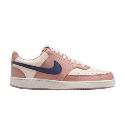 Pre-owned Nike Wmns Court Vision Low Next Nature 'particle Pink Midnight Navy' | Women's Size 8.5