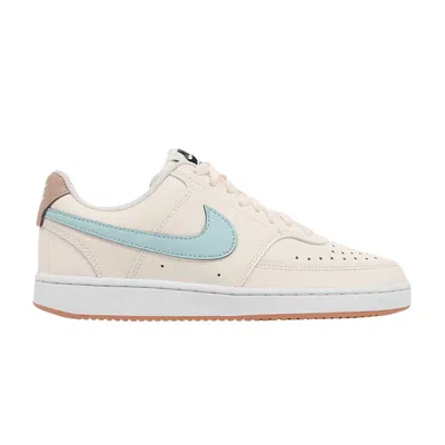 Pre-owned Nike Wmns Court Vision Low 'pale Ivory Jade Ice' In Cream