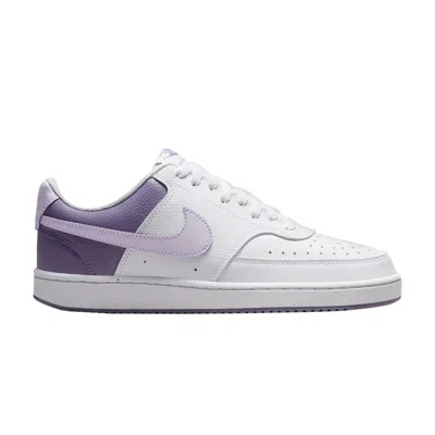 Pre-owned Nike Wmns Court Vision Low 'white Lilac Bloom'