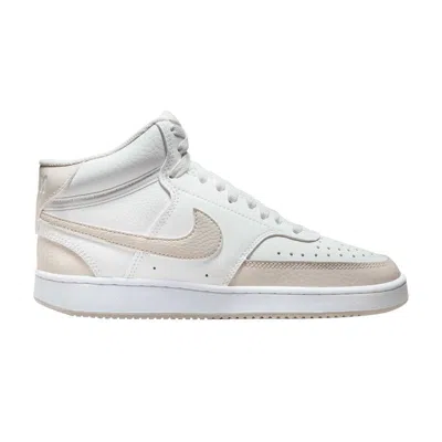 Pre-owned Nike Wmns Court Vision Mid 'white Light Orewood Brown'