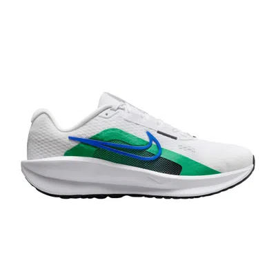 Pre-owned Nike Wmns Downshifter 13 Extra Wide 'white Stadium Green Racer Blue' | Women's Size 8