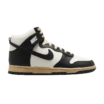 Pre-owned Nike Wmns Dunk High Se 'vintage Panda' In White