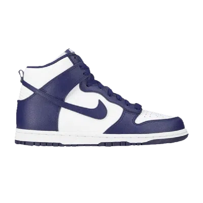 Pre-owned Nike Wmns Dunk High 'white Binary Blue'