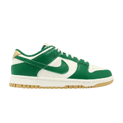 Pre-owned Nike Wmns Dunk Low 'malachite Metallic Gold' In Green