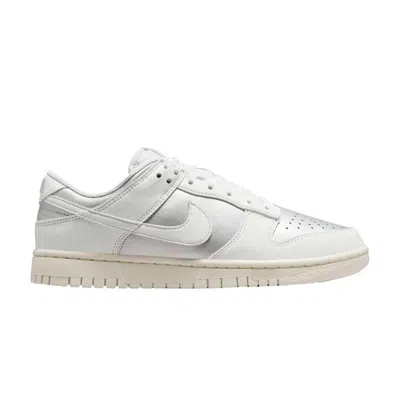 Pre-owned Nike Wmns Dunk Low Next Nature 'sheer Lace Pack - Metallic Platinum' | Silver | Women's Size 9.5