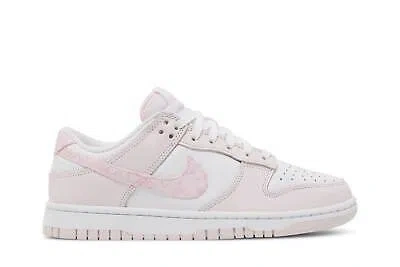 Pre-owned Nike Wmns Dunk Low 'pink Paisley' Fd1449-100 In White/medium Soft Pink/pearl Pink