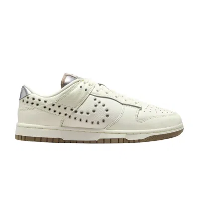 Pre-owned Nike Wmns Dunk Low 'sail Metallic Silver Mink Brown' | White | Women's Size 9