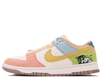 Pre-owned Nike Wmns Dunk Low Sun Club Dq0265-100 Us 6 - 12 Women In Multicolor