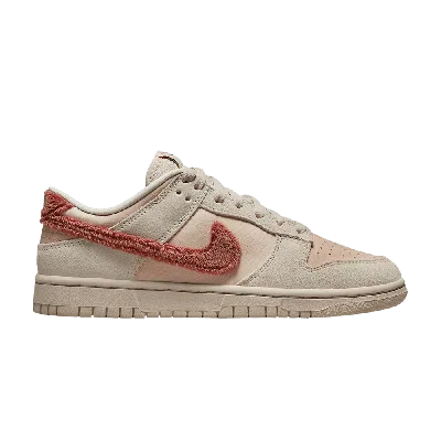Pre-owned Nike Wmns Dunk Low 'terry Swoosh' In Pink