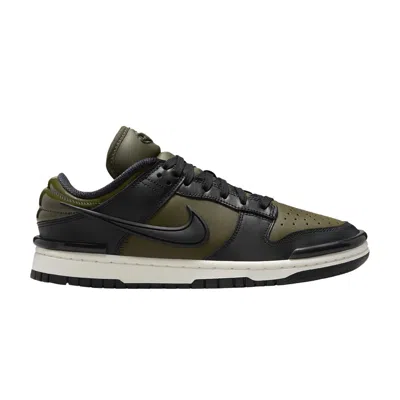 Pre-owned Nike Wmns Dunk Low Twist 'army Khaki Black' | Green | Women's Size 13.5