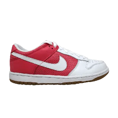 Pre-owned Nike Wmns Dunk Low 'white Flamingo' In Pink