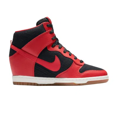 Pre-owned Nike Wmns Dunk Sky Hi Essential | Red | Women's Size 5.5