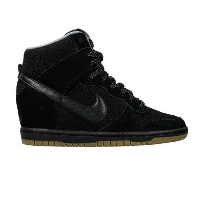 Pre-owned Nike Wmns Dunk Sky High Essential 'black Gum' | Women's Size 8