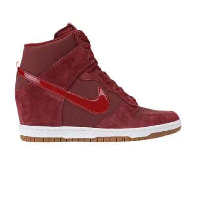 Pre-owned Nike Wmns Dunk Sky High Essential 'team Red' | Women's Size 6.5
