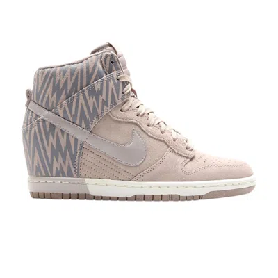 Pre-owned Nike Wmns Dunk Sky High Print | Tan | Women's Size 9 In Brown