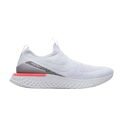 Pre-owned Nike Wmns Epic Phantom React Flyknit Aw 'icon Clash - White Lava Glow' | Women's Size 7.5