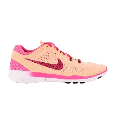 Pre-owned Nike Wmns Free 5.0 Tr Fit 5 Breathe 'sunset Glow' In Orange