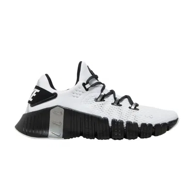 Pre-owned Nike Wmns Free Metcon 4 Premium 'white Black Silver'