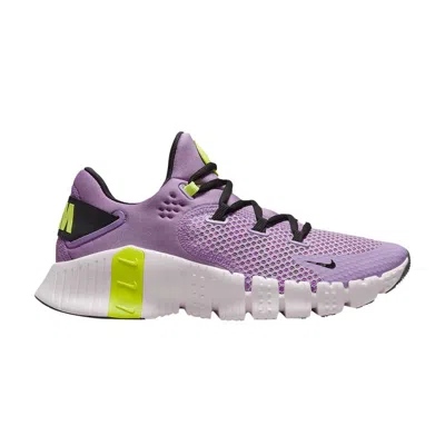 Pre-owned Nike Wmns Free Metcon 4 'rush Fuchsia Volt' In Purple