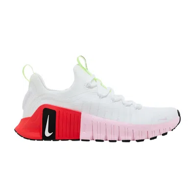 Pre-owned Nike Wmns Free Metcon 6 'white Bright Crimson Pink Foam' | Women's Size 7