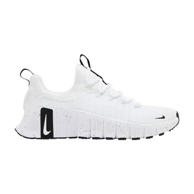 Pre-owned Nike Wmns Free Metcon 6 'white Metallic Silver Black'