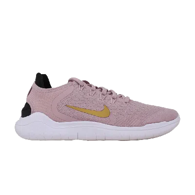 Pre-owned Nike Wmns Free Rn 2018 'plum Chalk Metallic Gold' In Pink