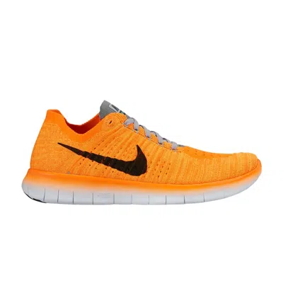 Pre-owned Nike Wmns Free Rn Flyknit 'laser Orange'