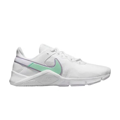Pre-owned Nike Wmns Legend Essential 2 'white Green Glow'