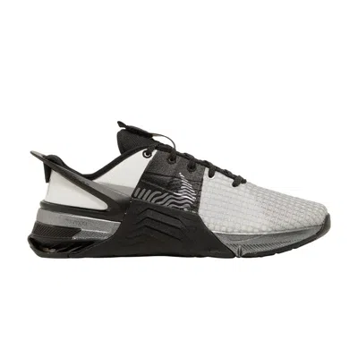 Pre-owned Nike Wmns Metcon 8 Flyease Premium 'white Black Silver'