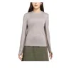 Nike (wmns)  Acg Dri-fit Adv Goat Rocks Long Sleeve T-shirt Asia Sizing 'grey' In Gray