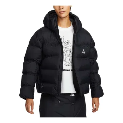 Nike (wmns)  Acg Lunar Lake Primaloft Therma-fit Adv Loose Hooded Jacket Asia Sizing 'black'