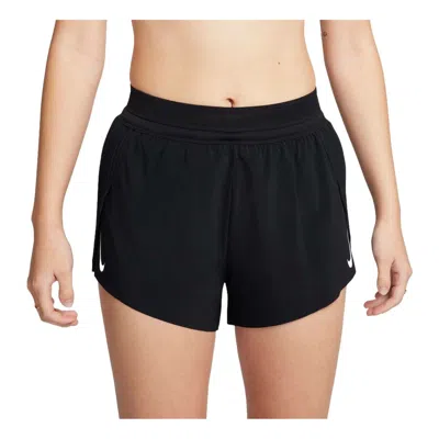 Nike (wmns)  Aeroswift Dri-fit Adv Mid-rise Brief-lined 8cm Shorts Asia Sizing 'black White'