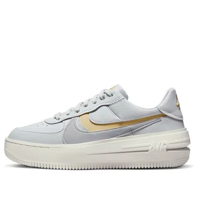 Nike (wmns)  Af1 Plt.af.orm 'photon Dust Team Gold Sail' In Gray