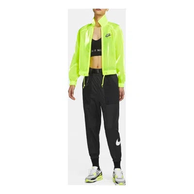 Nike (wmns)  Air Coach Jacket Fluorescence Yellow In Green