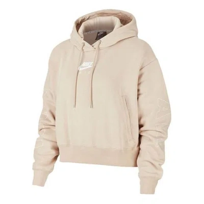 Nike (wmns)  Air Fleece Hoodie 'pink' In Brown