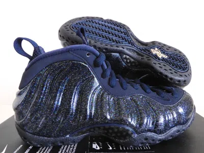 Pre-owned Nike Wmns  Air Foamposite One Obsidian "glitter" Sz 7.5 [aa3963-400]