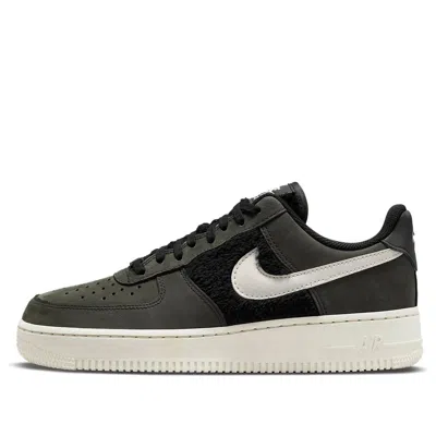 Nike (wmns)  Air Force 1 'faux Fur - Black Light Bone' In Gray