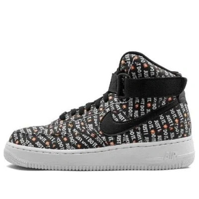 Nike (wmns)  Air Force 1 High 'just Do It Black Orange'