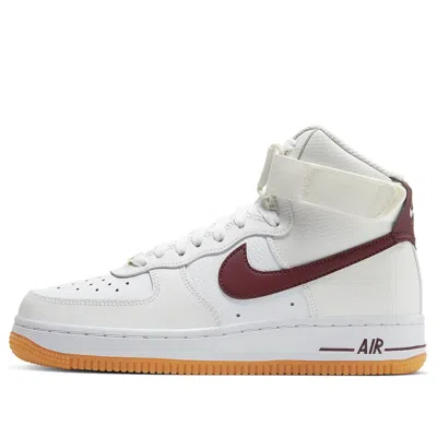 Nike (wmns)  Air Force 1 High 'white Night Maroon' In Multi