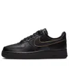 Nike (wmns)  Air Force 1 Low '07 Essential 'black Gold Swoosh'