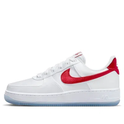 Nike (wmns)  Air Force 1 Low '07 'satin White Varsity Red' In Multi