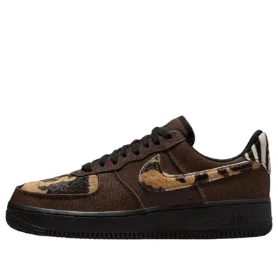 Nike (wmns)  Air Force 1 Low 'animal Print' In Brown