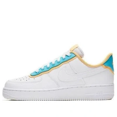 Nike (wmns)  Air Force 1 Low Se 'white Light Blue Fury Topaz Gold'