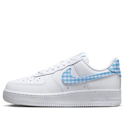 Nike (wmns)  Air Force 1 Low 'university Blue Gingham Plaids'