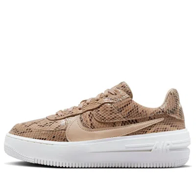 Nike (wmns)  Air Force 1 Plt.af.orm 'snakeskin' In Neutral