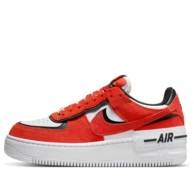 Nike (wmns)  Air Force 1 Shadow 'cracked Leather - Rush Orange'